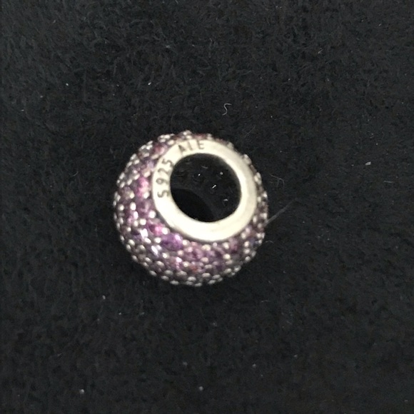 NWOT Pandora pink pave charm - Picture 4 of 8